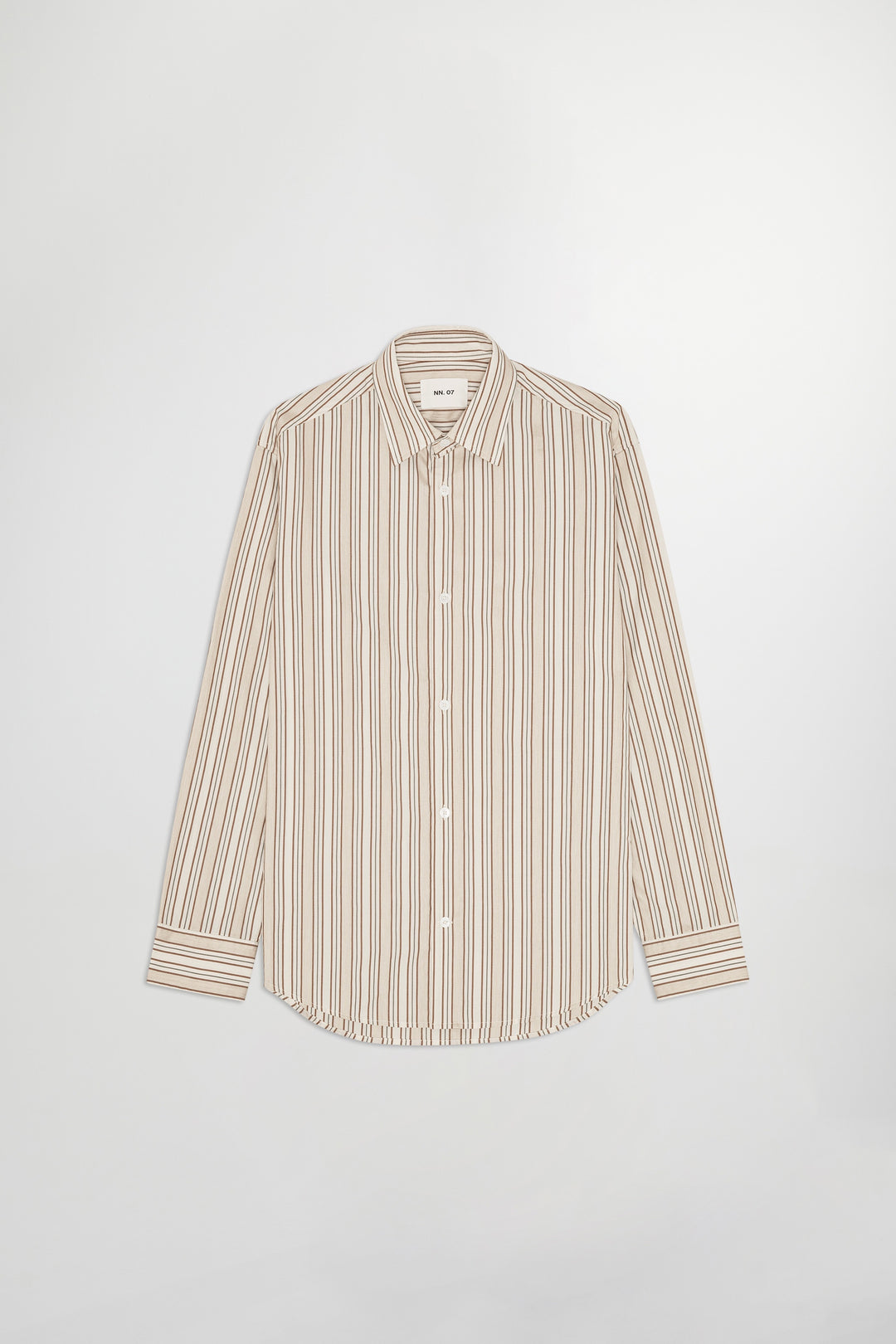 NN07 Freddy 5973 Longsleeve Shirt in Prairie Stripe | Buster McGee