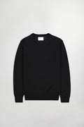 NN07 Ted 6605 Longsleeve Wool Pullover in Black | Buster McGee