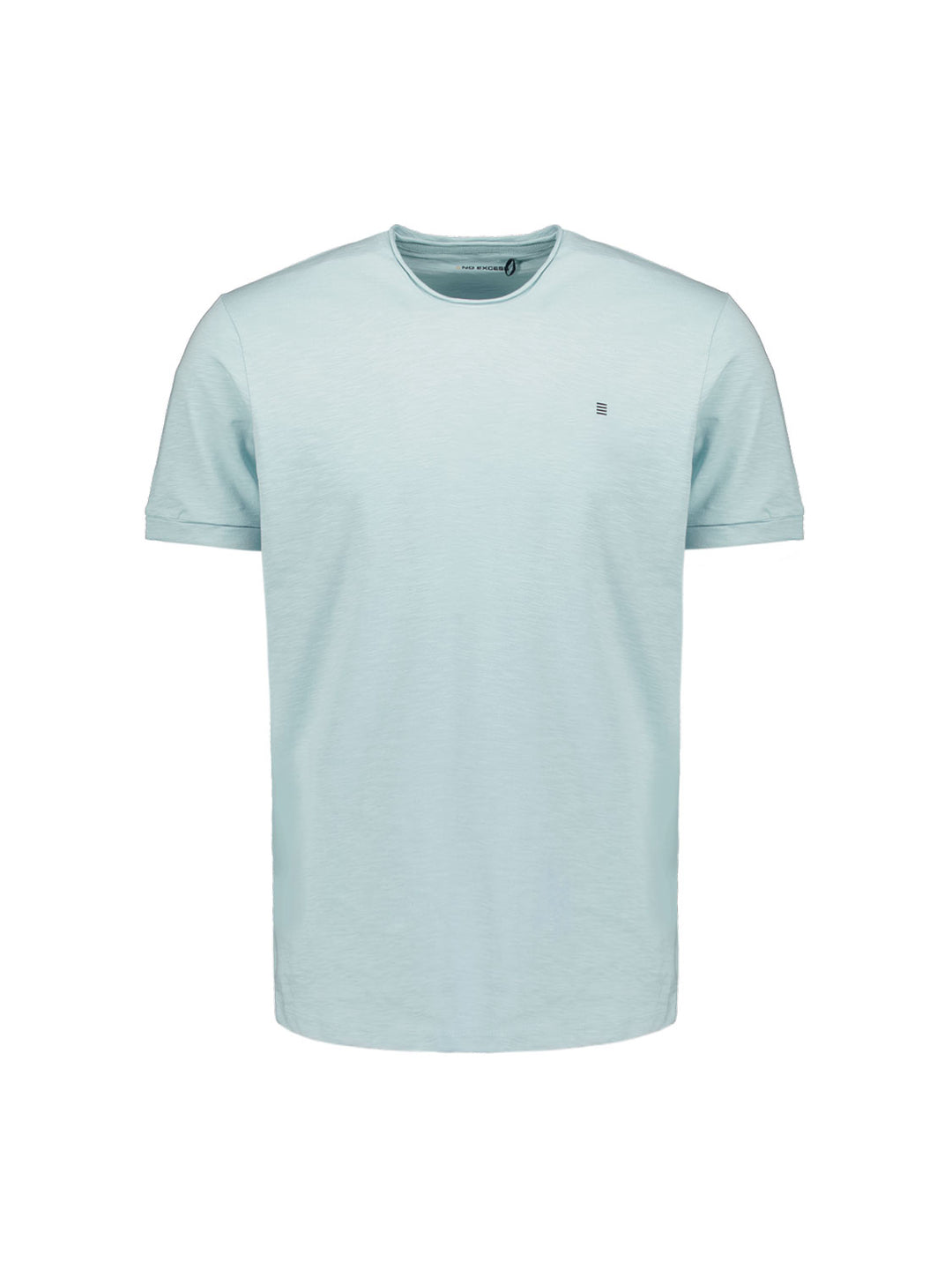 No Excess Crewneck Slub Tee in Ice | Buster McGee
