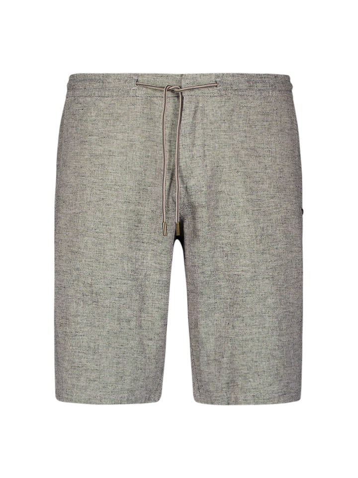 No Excess Men's Linen Blend Shorts in Deep Blue | Buster McGee
