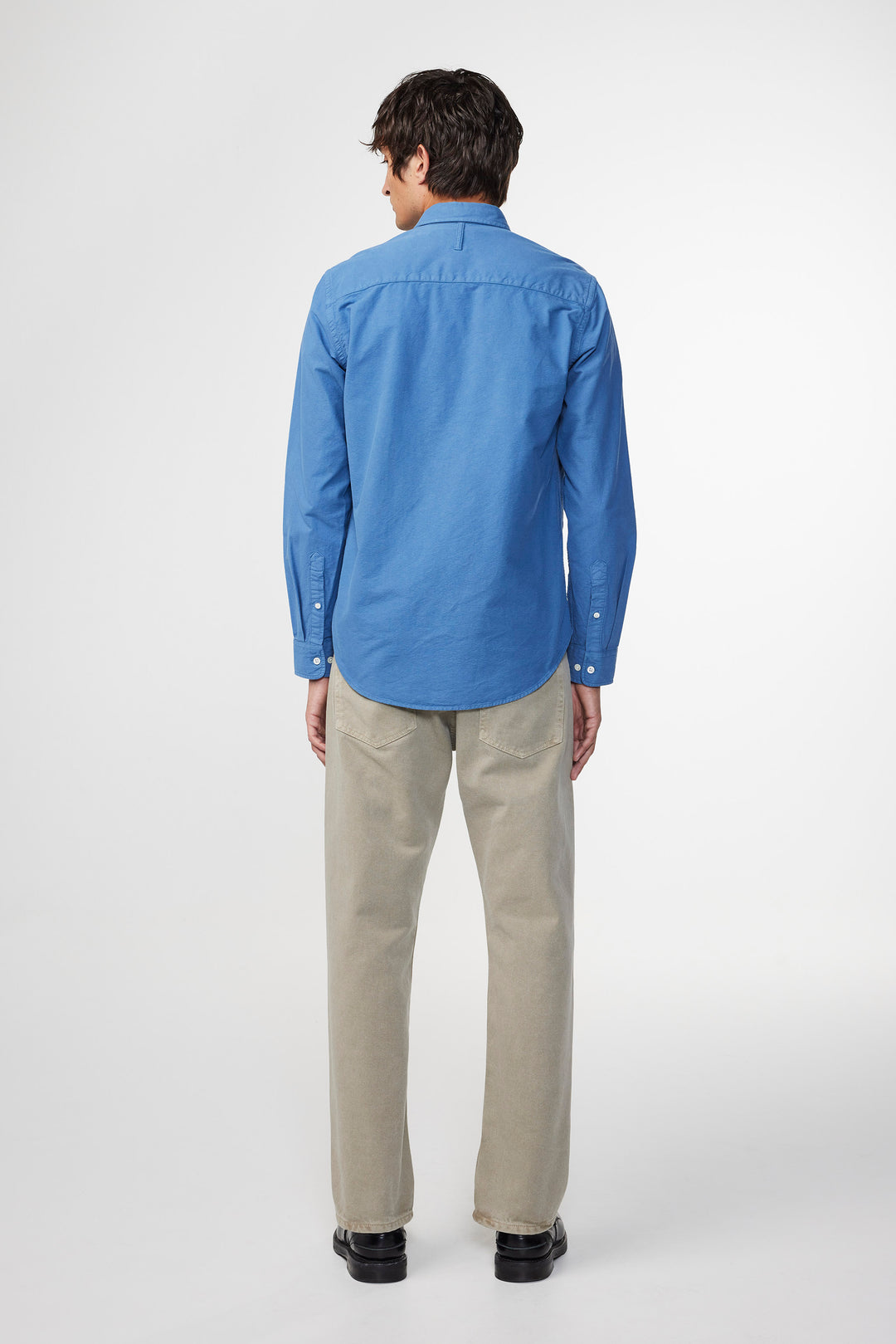 NN07 Arne No PKT 5725 Shirt in Gray Blue | Buster McGee