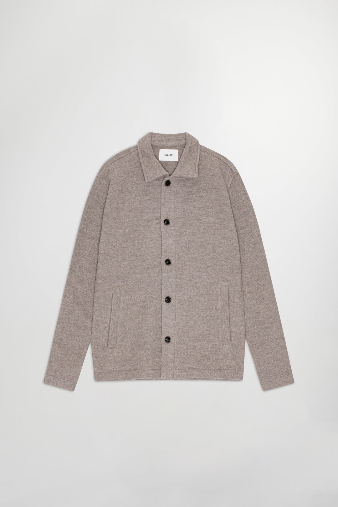 NN07 Zander 6398 Boiled Wool Jacket in Desert Khaki | Buster McGee