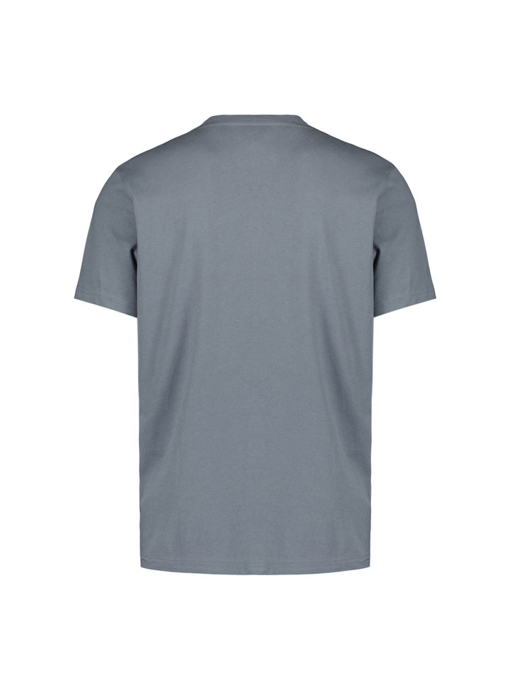 No Excess Solid Basic Crewneck Tee in Washed Blue | Buster McGee