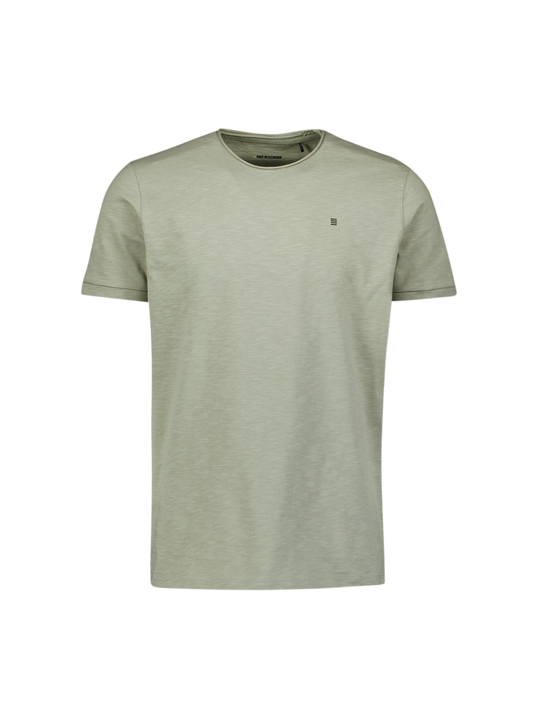 No Excess Crewneck Slub Tee in Smoke | Buster McGee