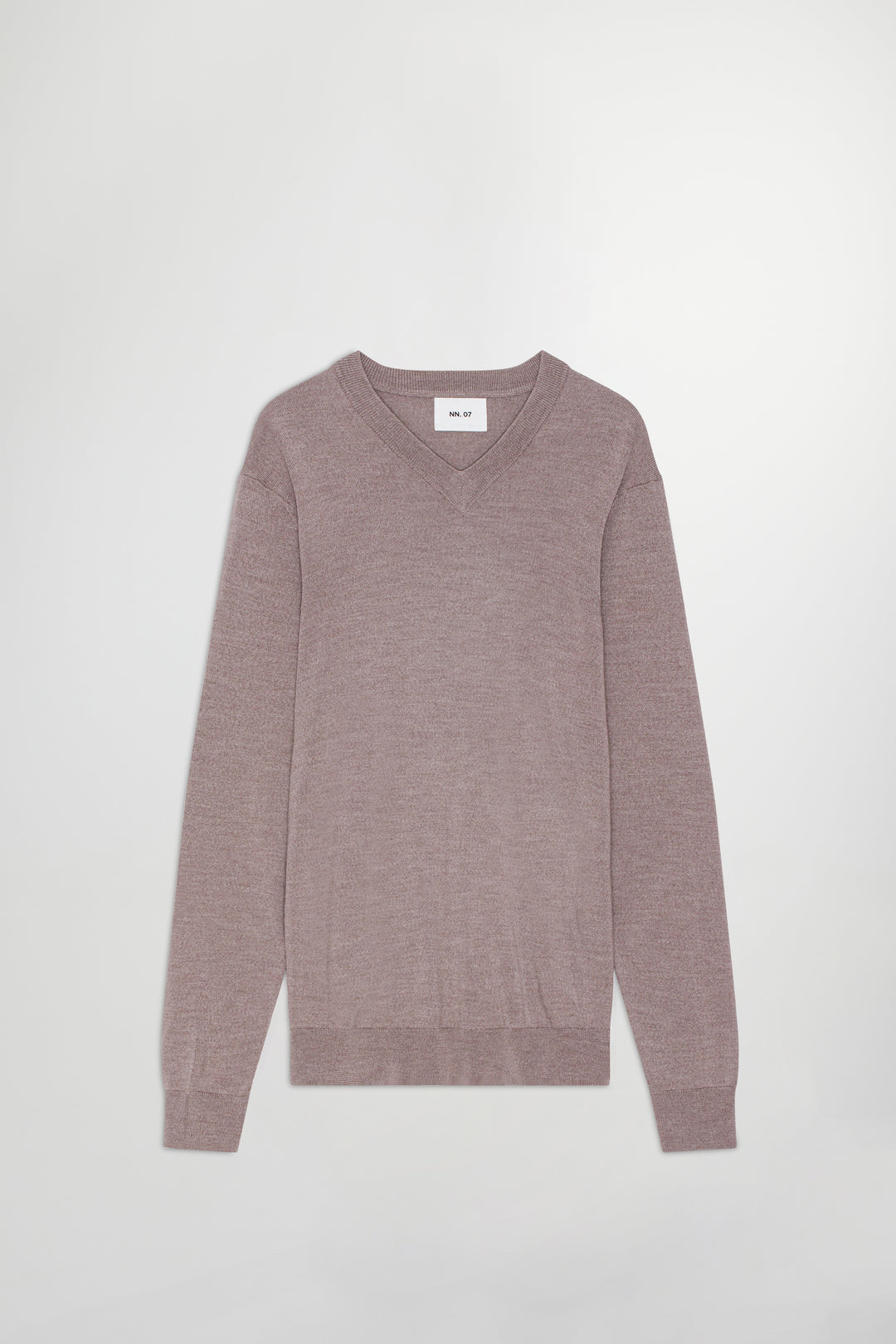 NN07 Sergio 6605 V-Neck Sweater in Stone | Buster McGee