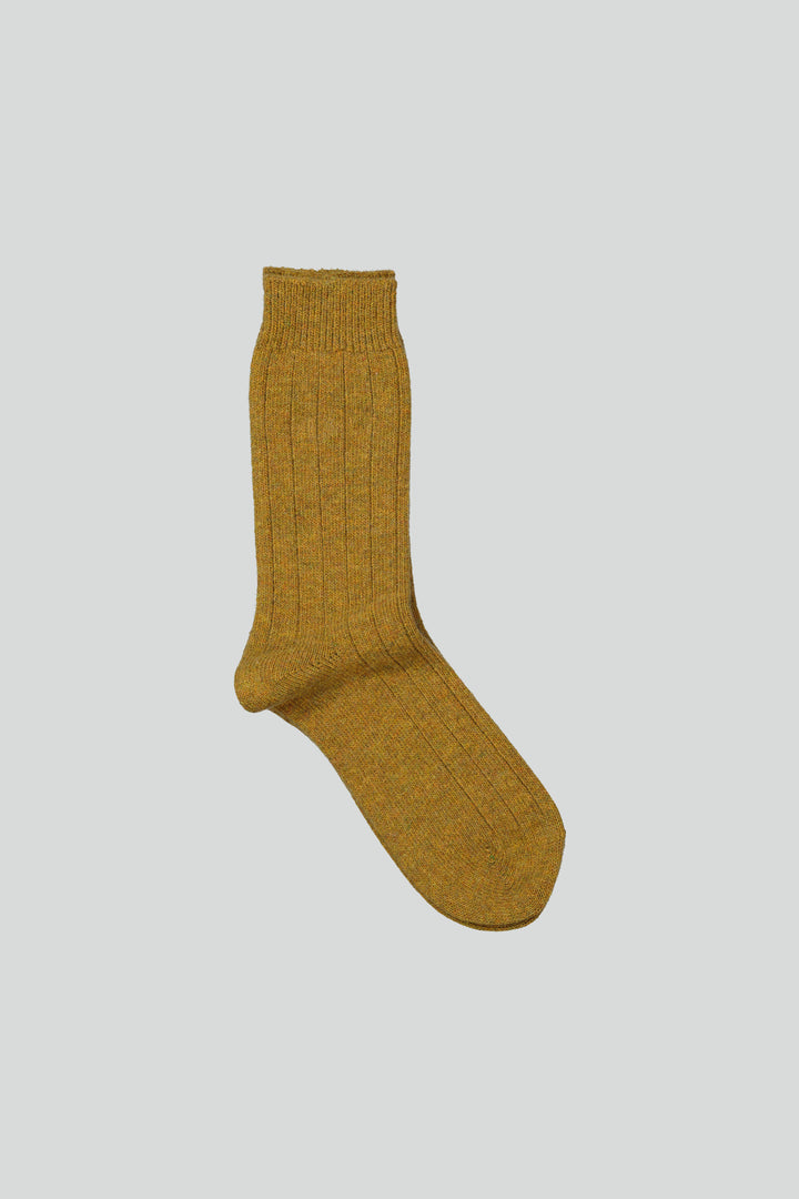 NN07 Sock One Logo 9055 Wool Sock in Light Brown | Buster McGee
