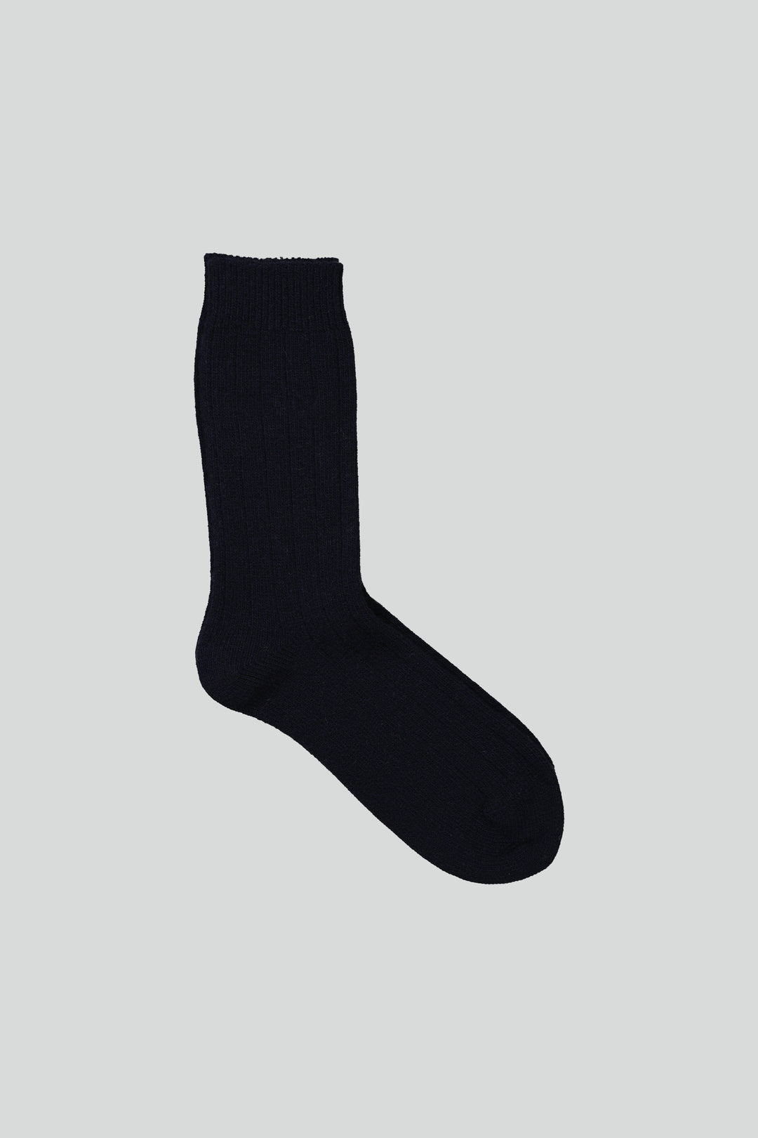 NN07 Sock One Logo 9055 Wool Sock in Navy Blue | Buster McGee