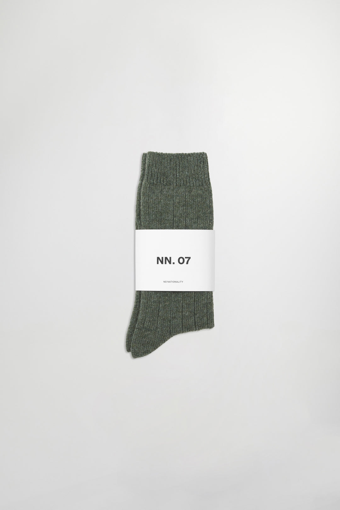 NN07 Sock One Logo 9055 Wool Sock in Capers | Buster McGee