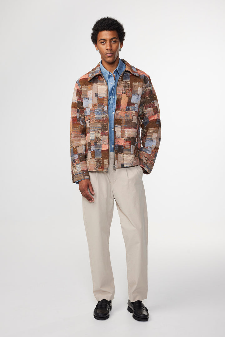 NN07 Ivan Welt 5240 Patchwork Jacket | Buster McGee