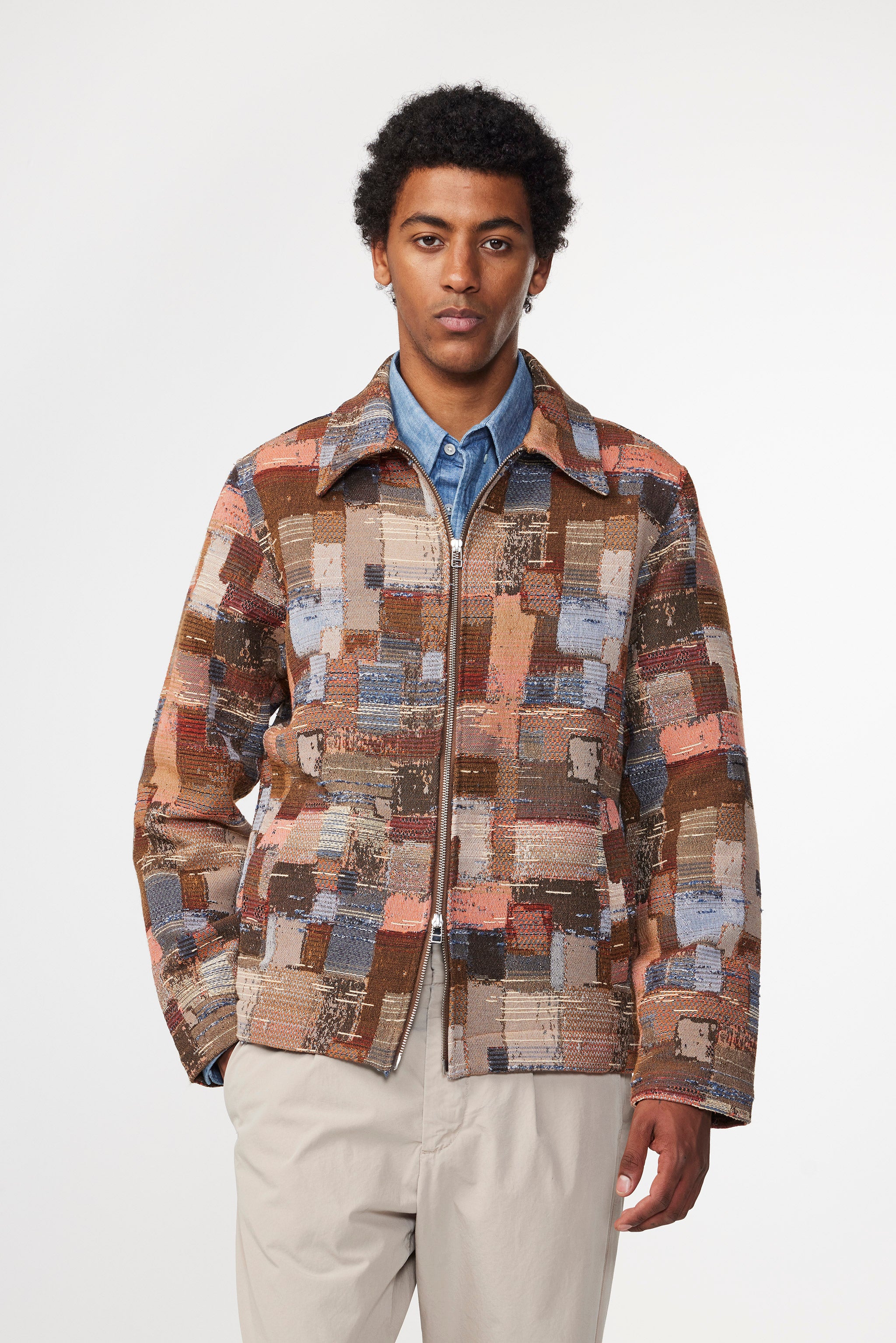 90s Patchwork Leather Jacket – FOURTH HOUSE VINTAGE