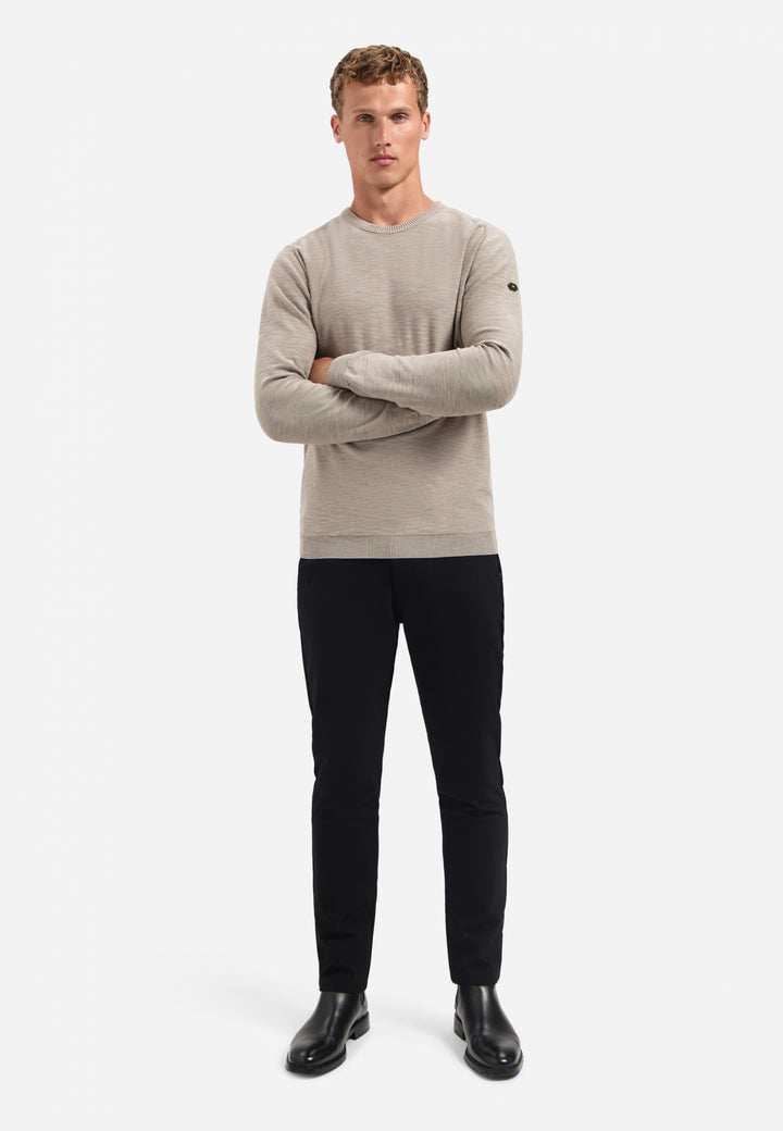 No Excess Garment Dyed Crewneck Pullover in Clay | Buster McGee
