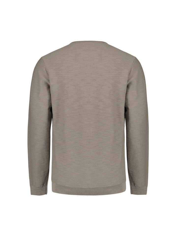 No Excess Garment Dyed Crewneck Pullover in Clay | Buster McGee