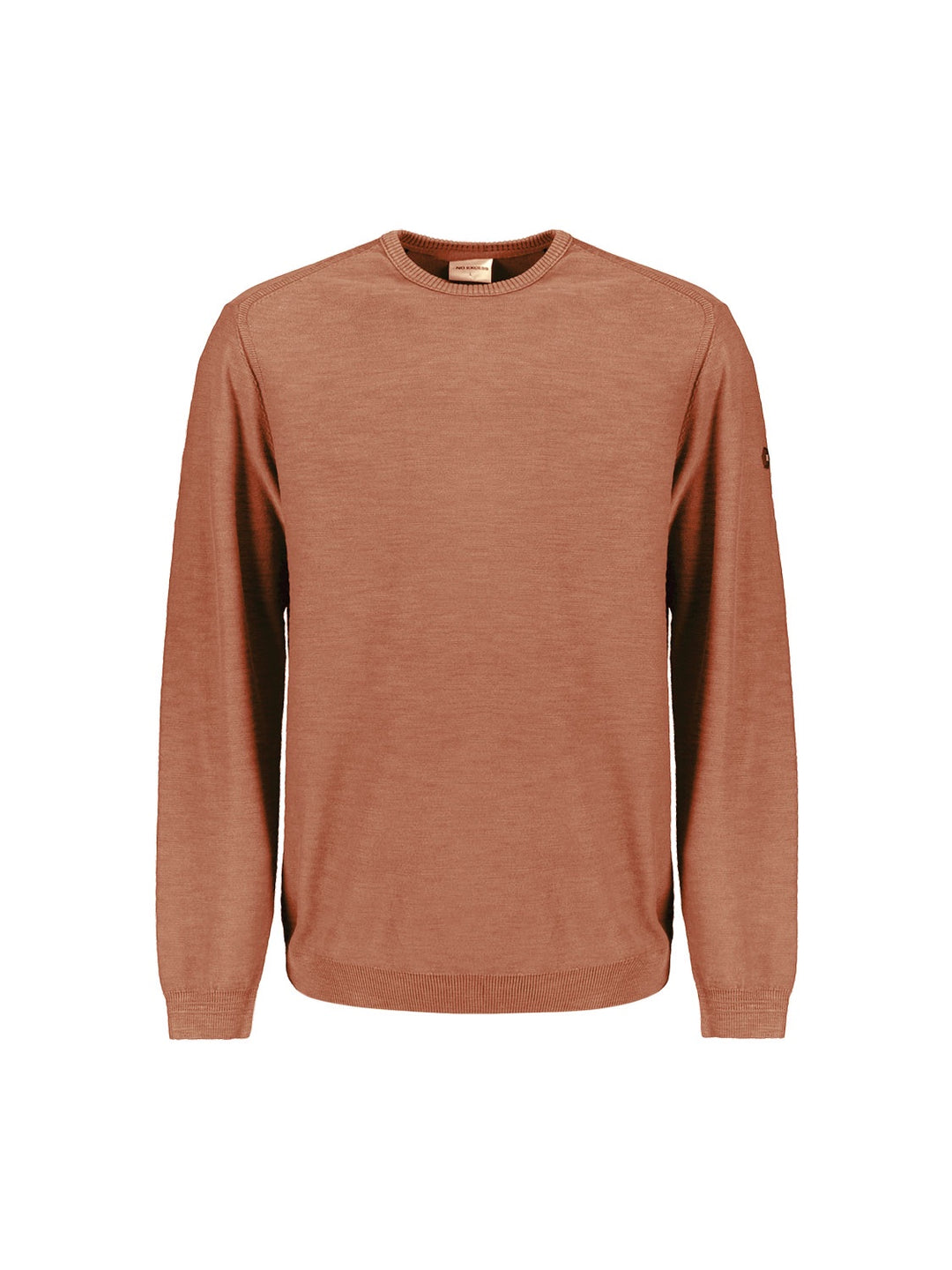 No Excess Garment Dyed Crewneck Pullover in Terracotta | Buster McGee