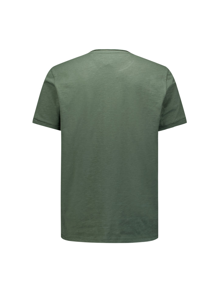 No Excess Crewneck Slub Tee in Dark Green | Buster McGee Daylesford