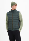 No Excess Padded Bodywarmer in Dark Steel | Buster McGee Daylesford