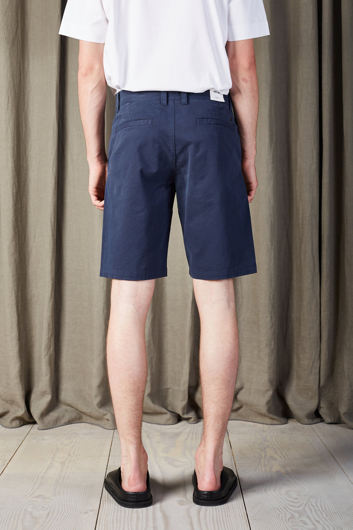 NN07 Crown Shorts 1090 in Navy Blue | Buster McGee