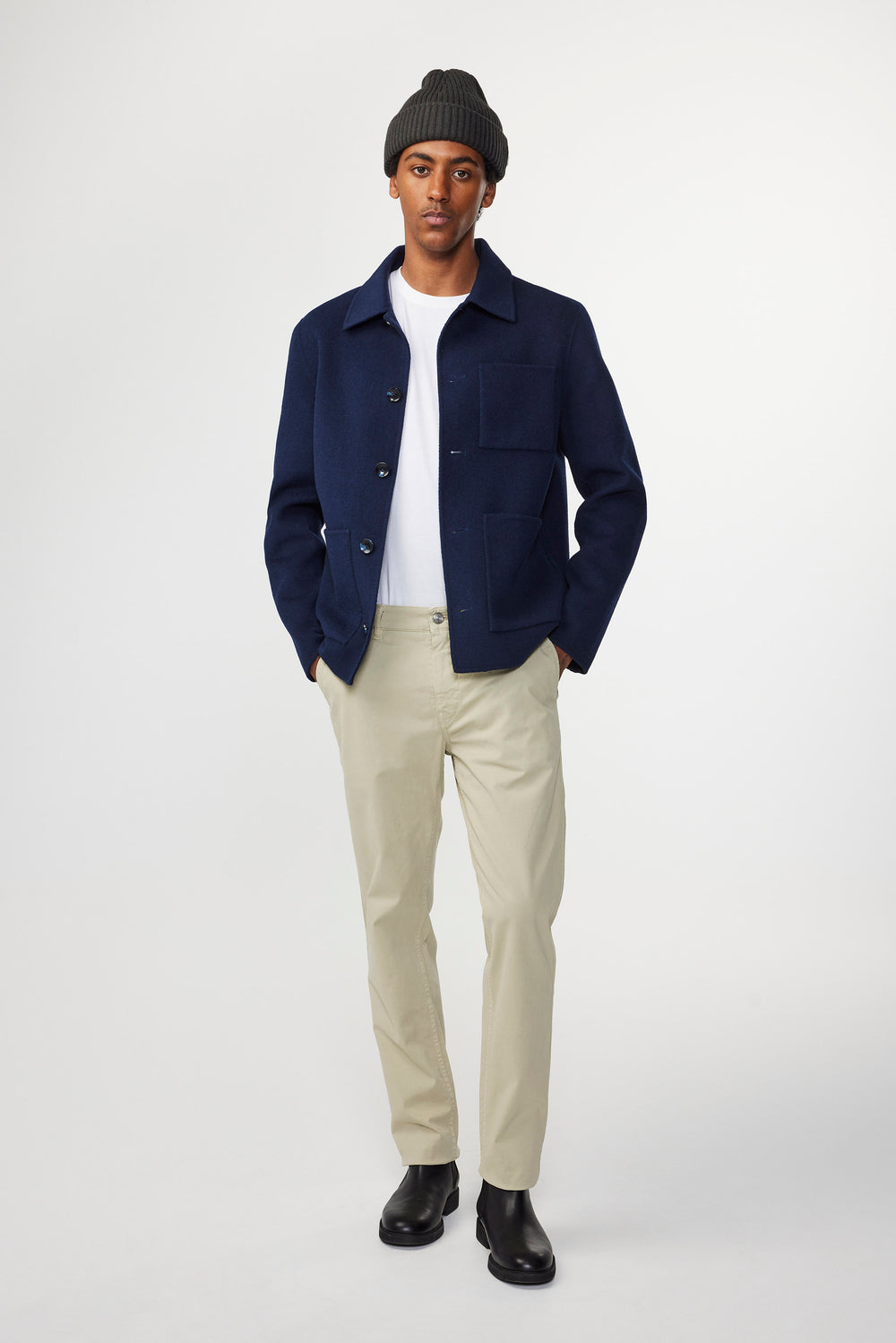 NN07 Marco 1400 Classic Chino in Fog | Buster McGee