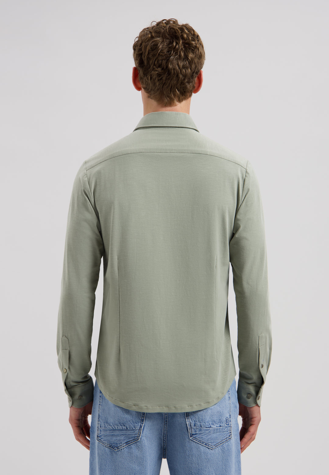 Dstrezzed Bo Shirt in Green Shadow