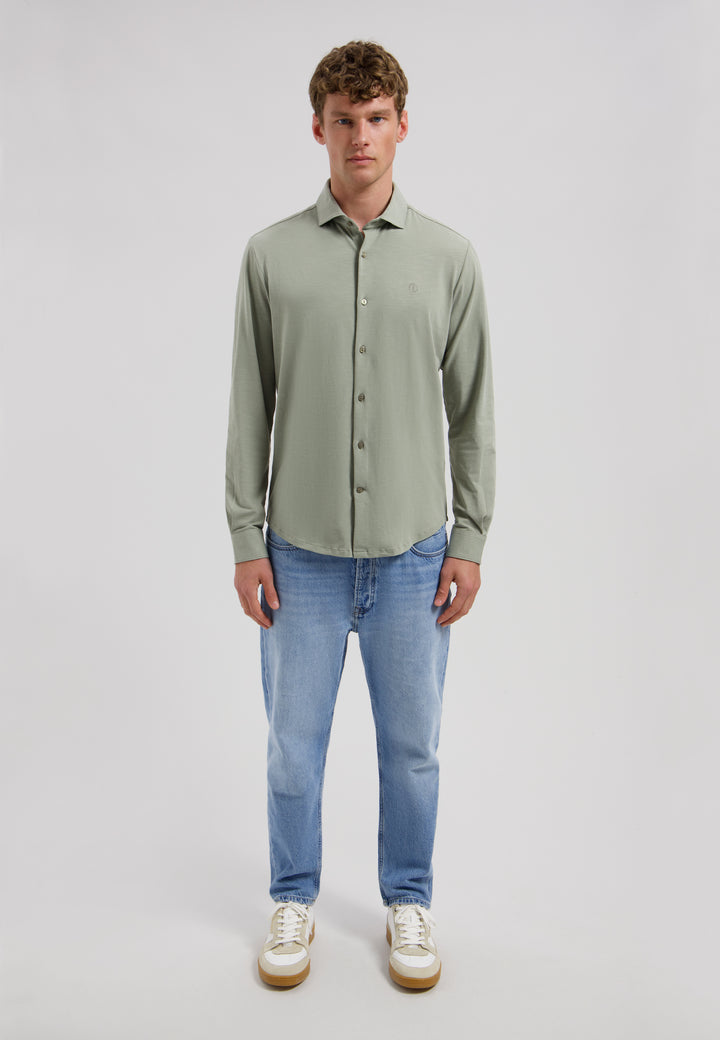 Dstrezzed Bo Shirt in Green Shadow | Buster McGee