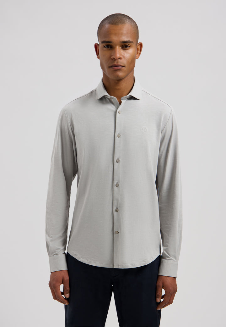 Dstrezzed Bo Shirt in Ghost Grey | Buster McGee