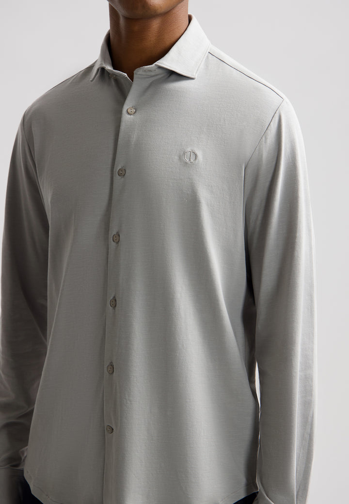 Dstrezzed Bo Shirt in Ghost Grey | Buster McGee