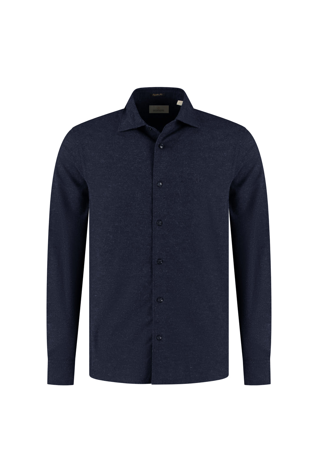 Olav Longsleeve Shirt in Dark Navy | Buster McGee Daylesford