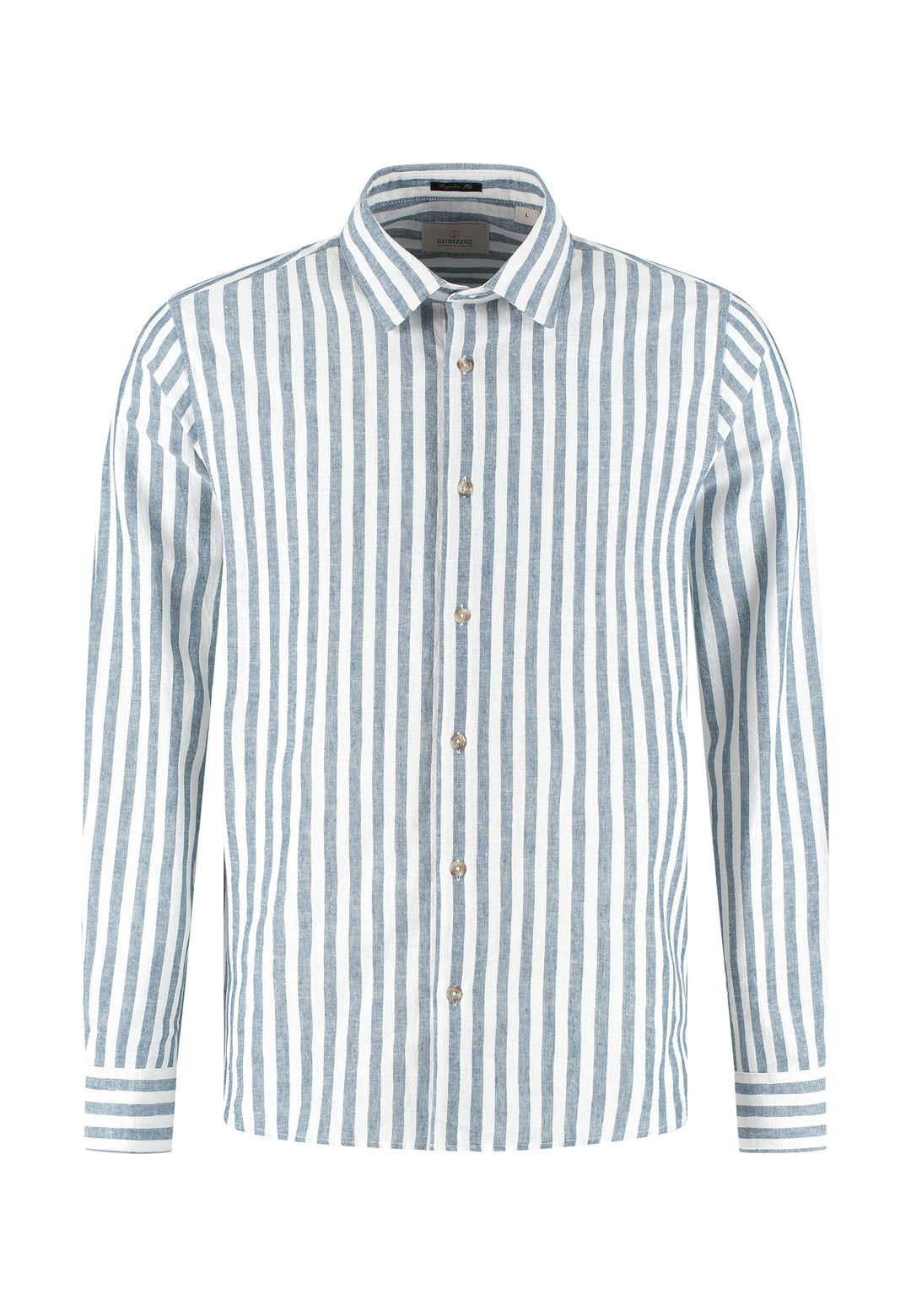 Dstrezzed Philip Longsleeve Shirt in Blue Fusion | Buster McGee