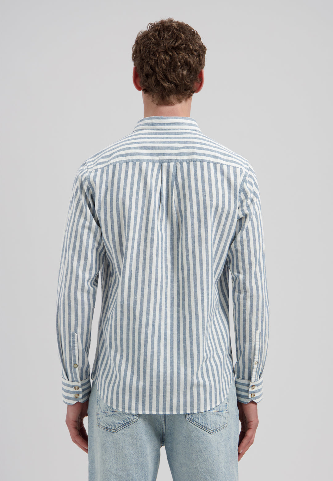 Dstrezzed Philip Longsleeve Shirt in Blue Fusion