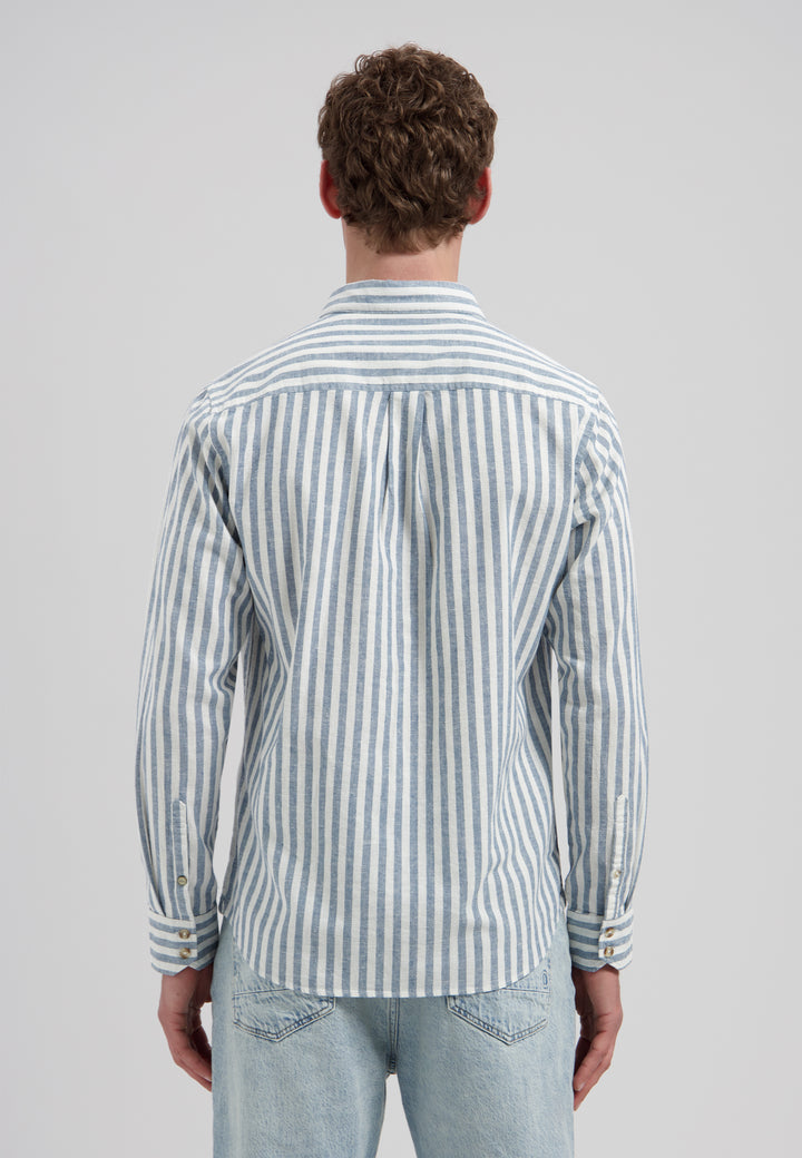 Dstrezzed Philip Longsleeve Shirt in Blue Fusion