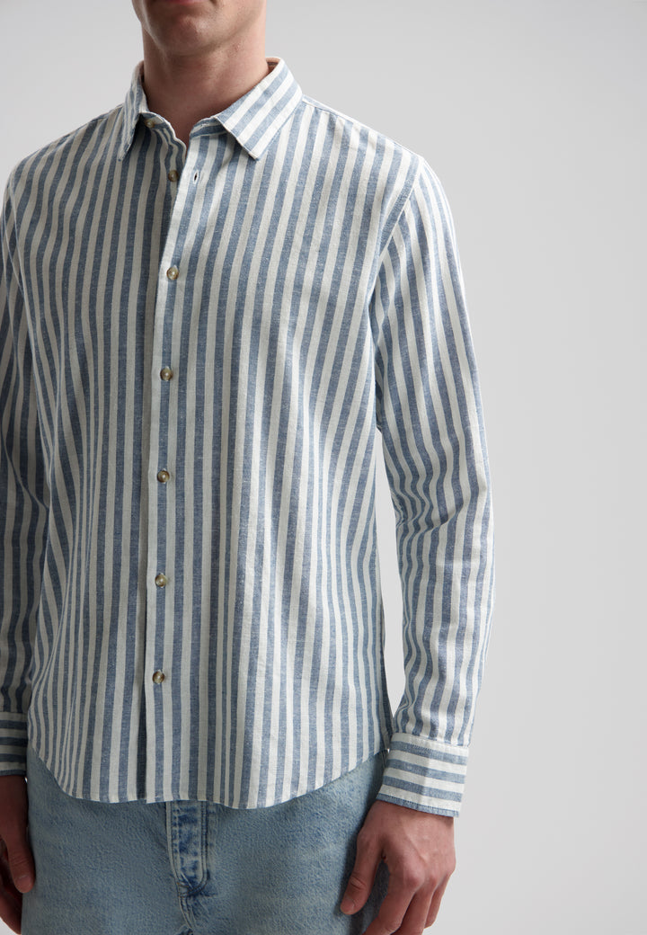 Dstrezzed Philip Longsleeve Shirt in Blue Fusion
