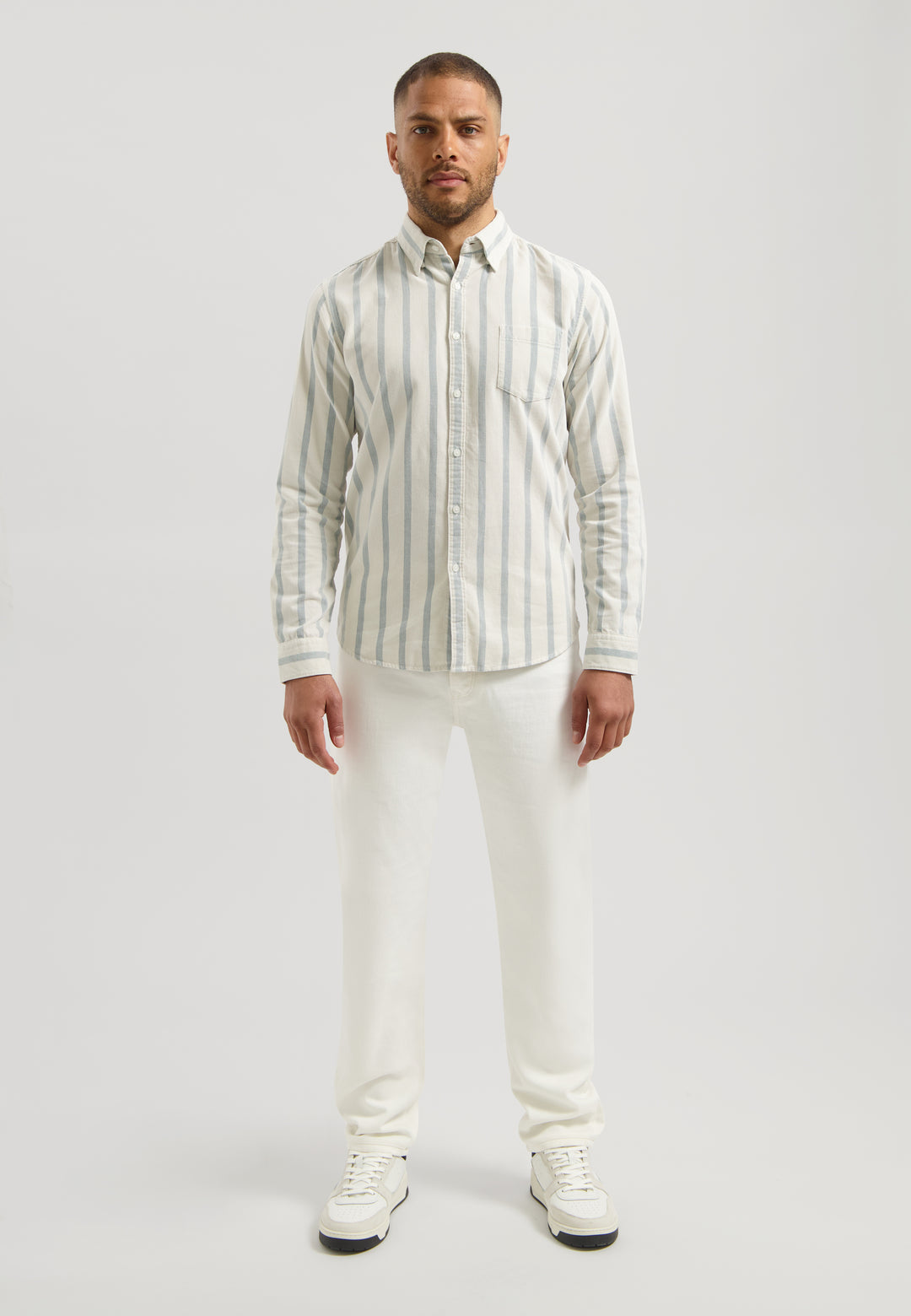 Dstrezzed Alain Longsleeve Shirt in Mallard Green | Buster McGee