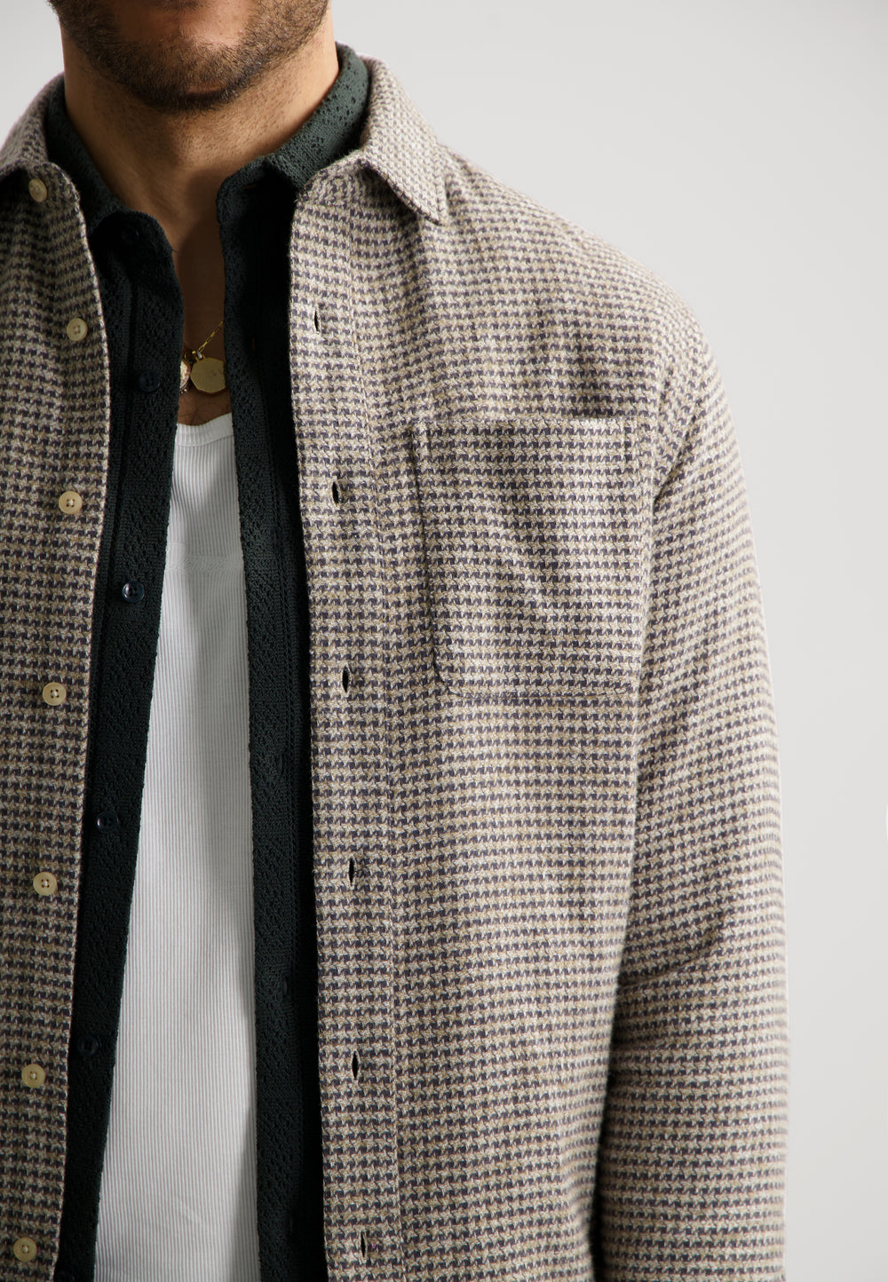 Dstrezzed Mateja Shirt in Vintage Khaki | Buster McGee Daylesford