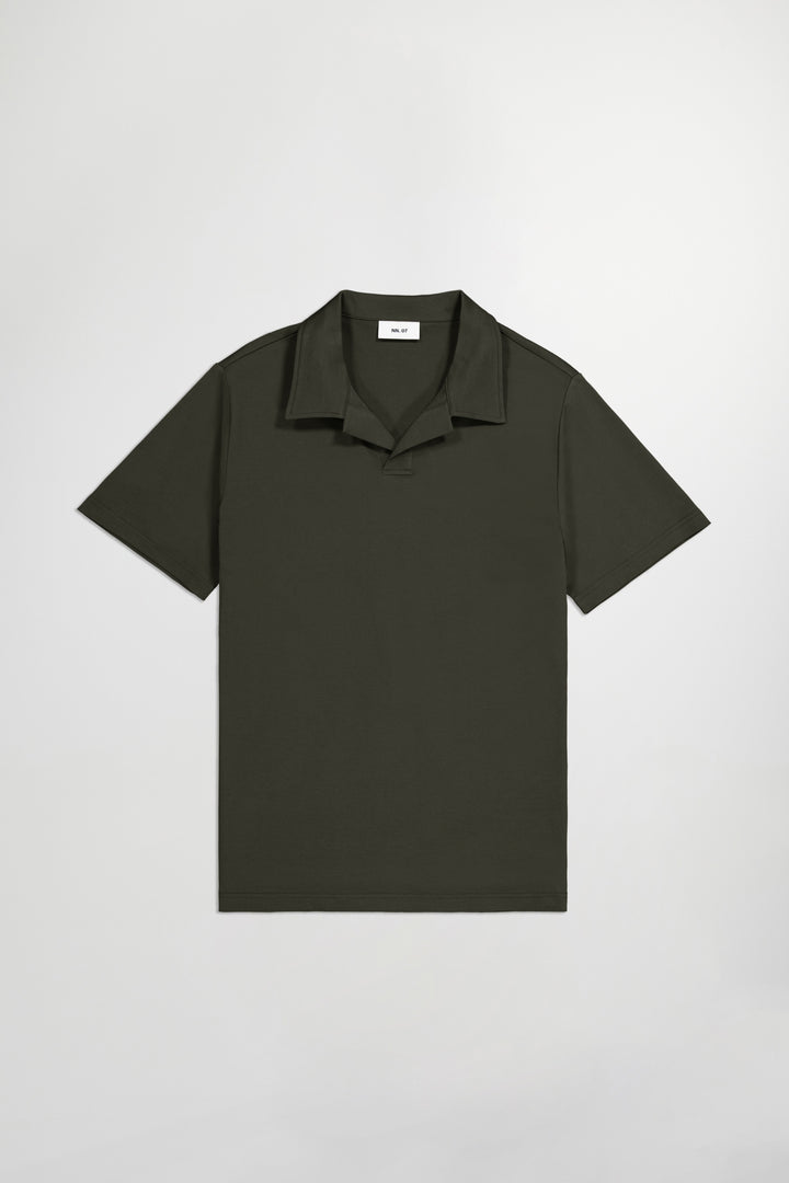 NN07 Paul 3525 SS Polo in Dark Army | Buster McGee