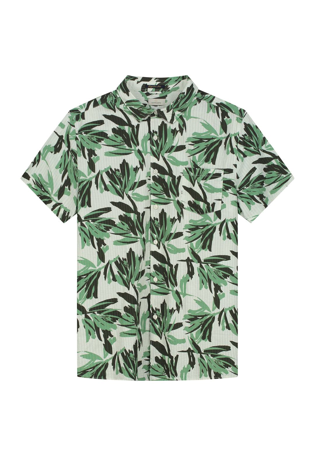 DSTREZZED Kylan Shortsleeve Shirt in Silver Birch | Buster McGee