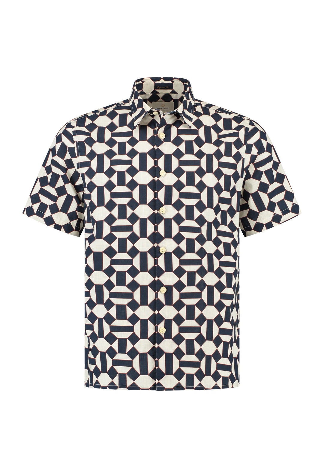 Dstrezzed Aly Shortsleeve Shirt in Dark Navy | Buster McGee