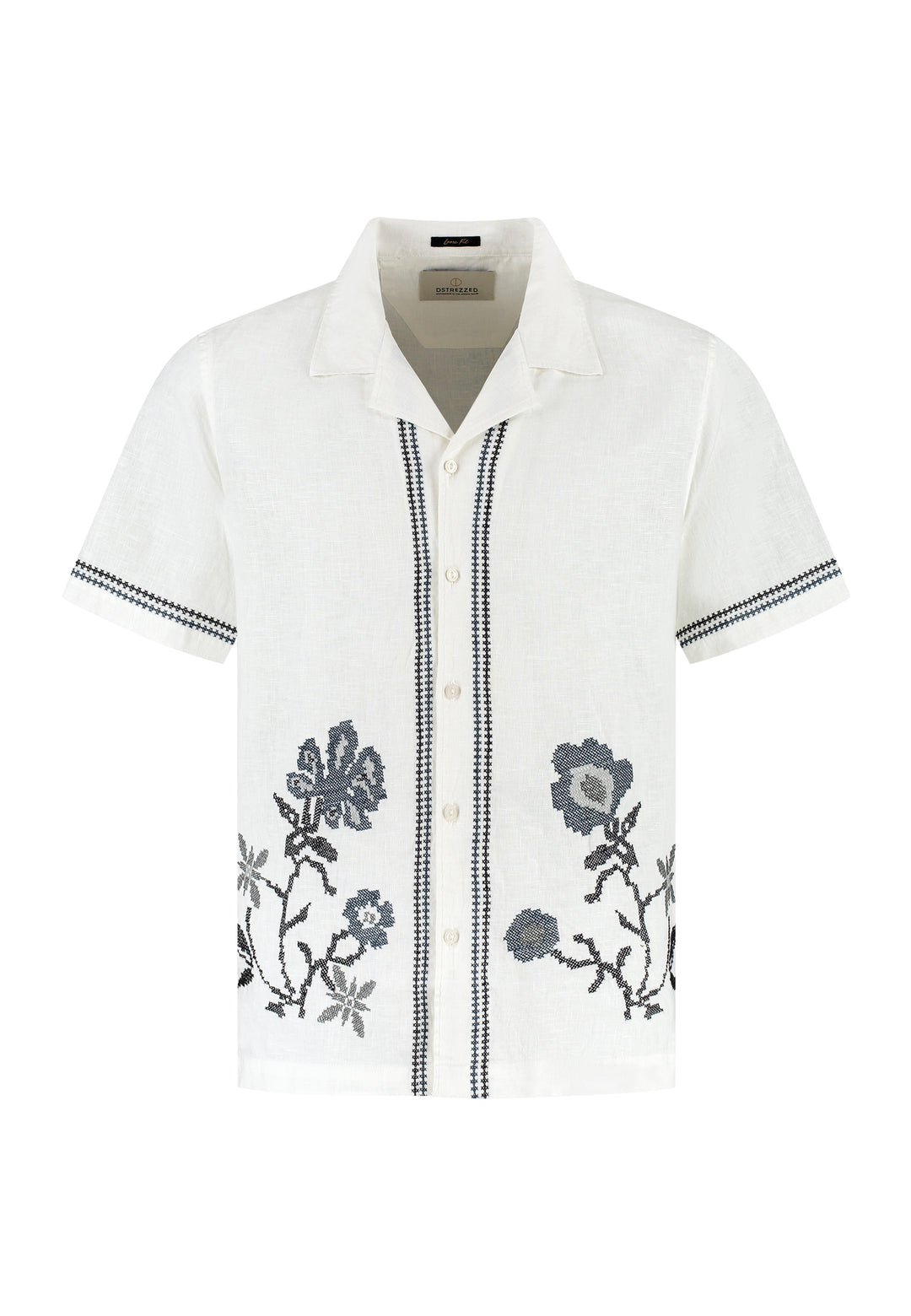 Dstrezzed Hero Artwork Shortsleeve Shirt in White | Buster McGee