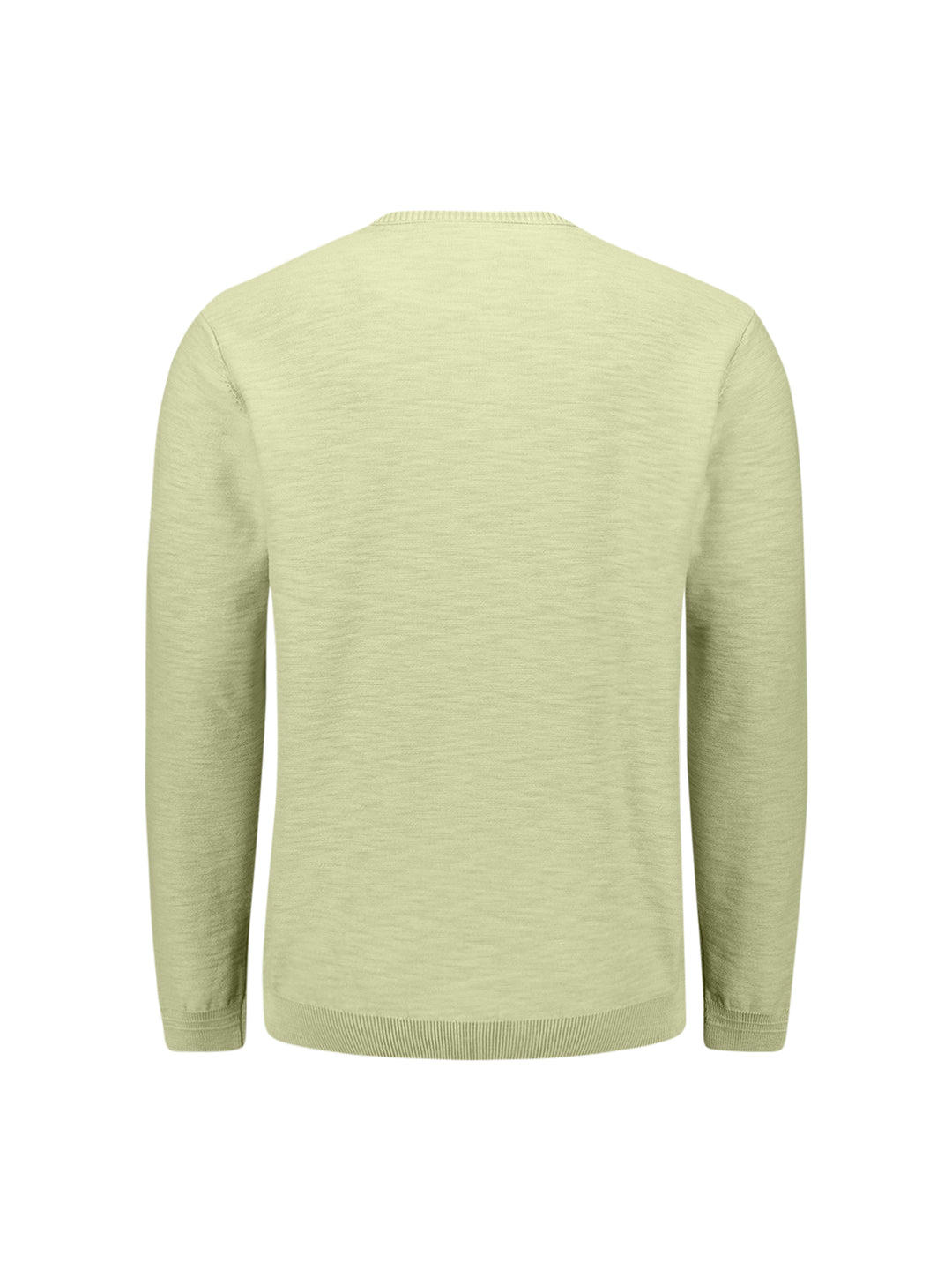 No Excess Fine Knit Crewneck Sweater in Green
