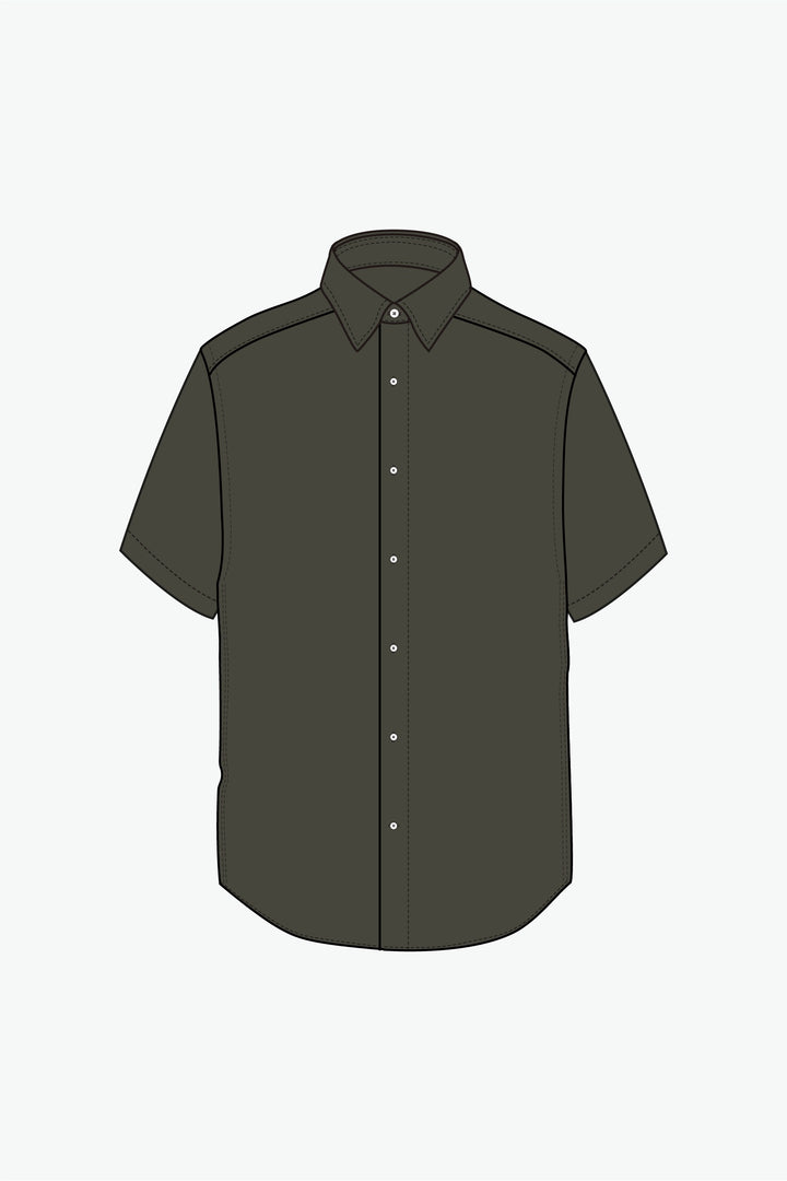 NN07 Arne SS 5028 Shirt in Capers | Buster McGee