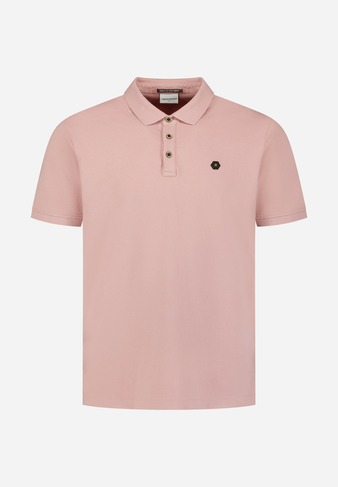 No Excess Basic Polo Shirt  in Light Mauve | Buster McGee