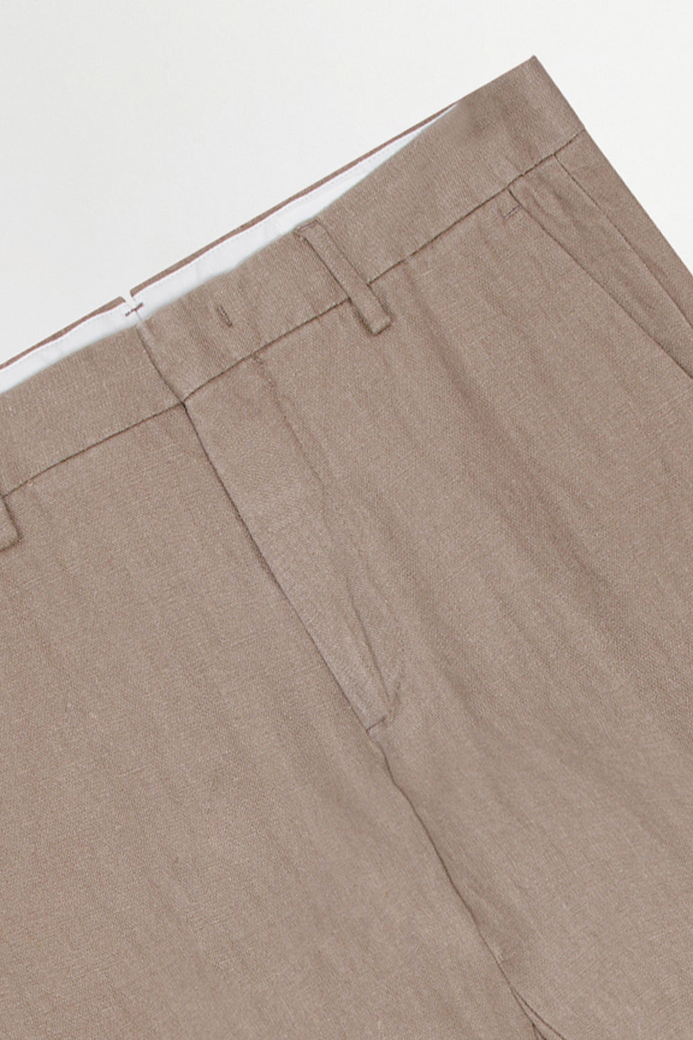 NN07 Theo 1454 Linen Pant in Greige | Buster McGee