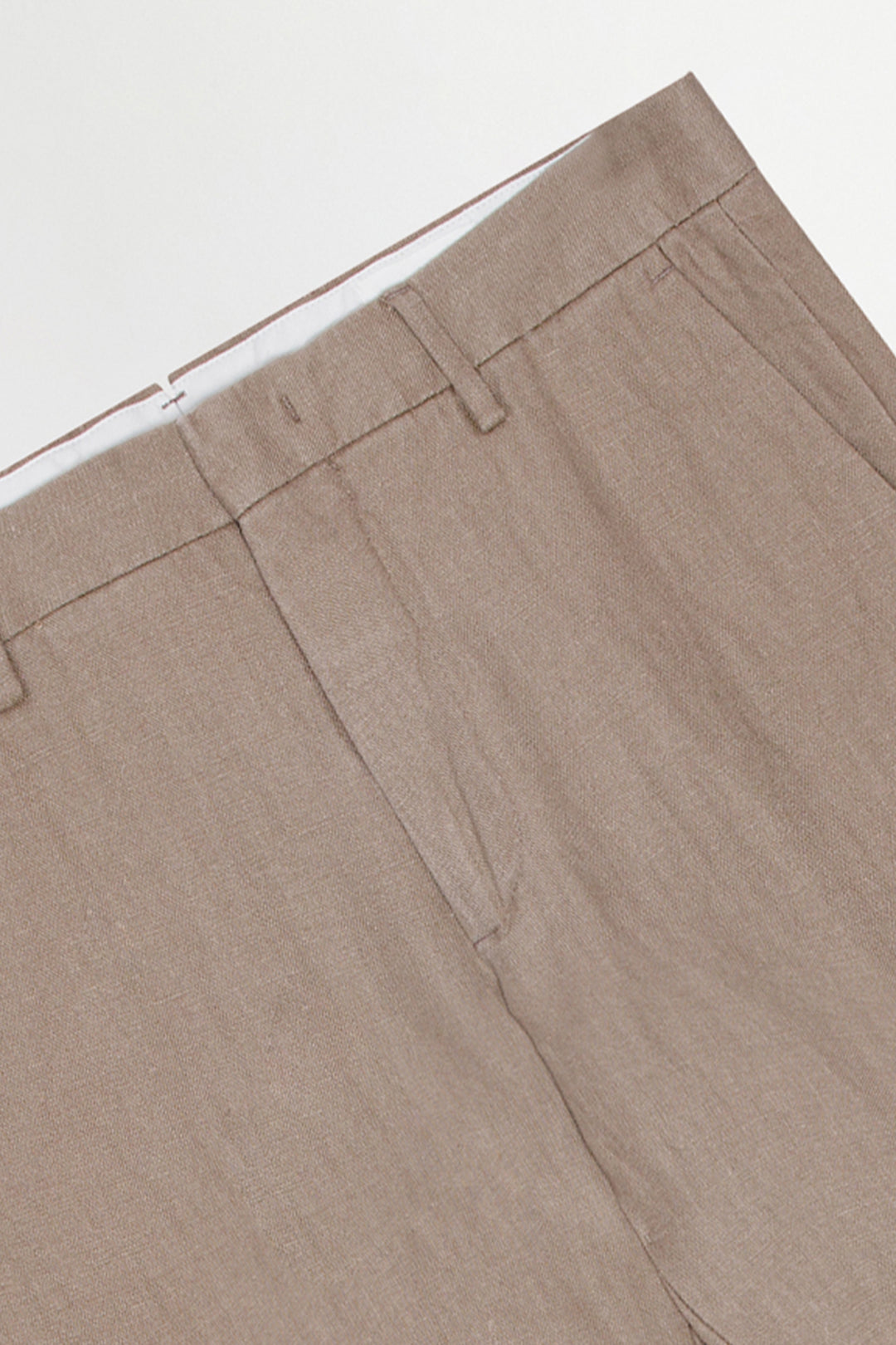 NN07 Theo 1454 Linen Pant in Greige | Buster McGee