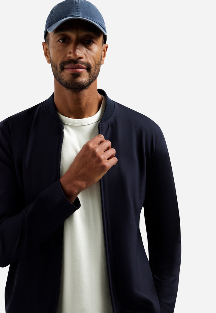 No Excess Sedoc Bomber Jacket in Night | Buster McGee