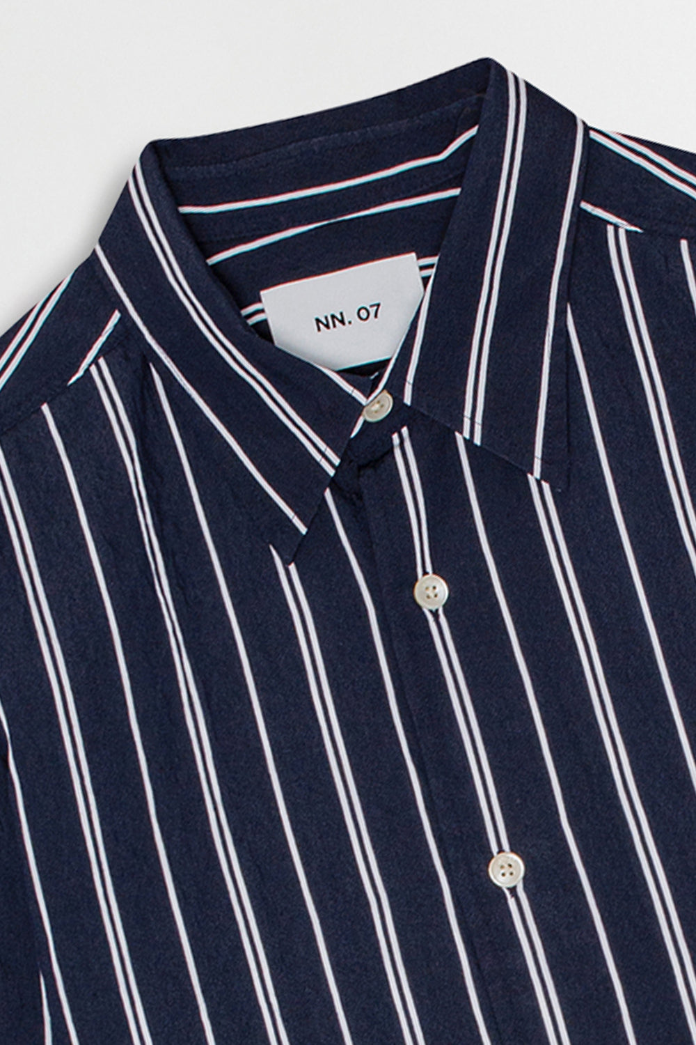 NN07 Quinsy 5330 Long Sleeve Shirt in Navy Blue | Buster McGee