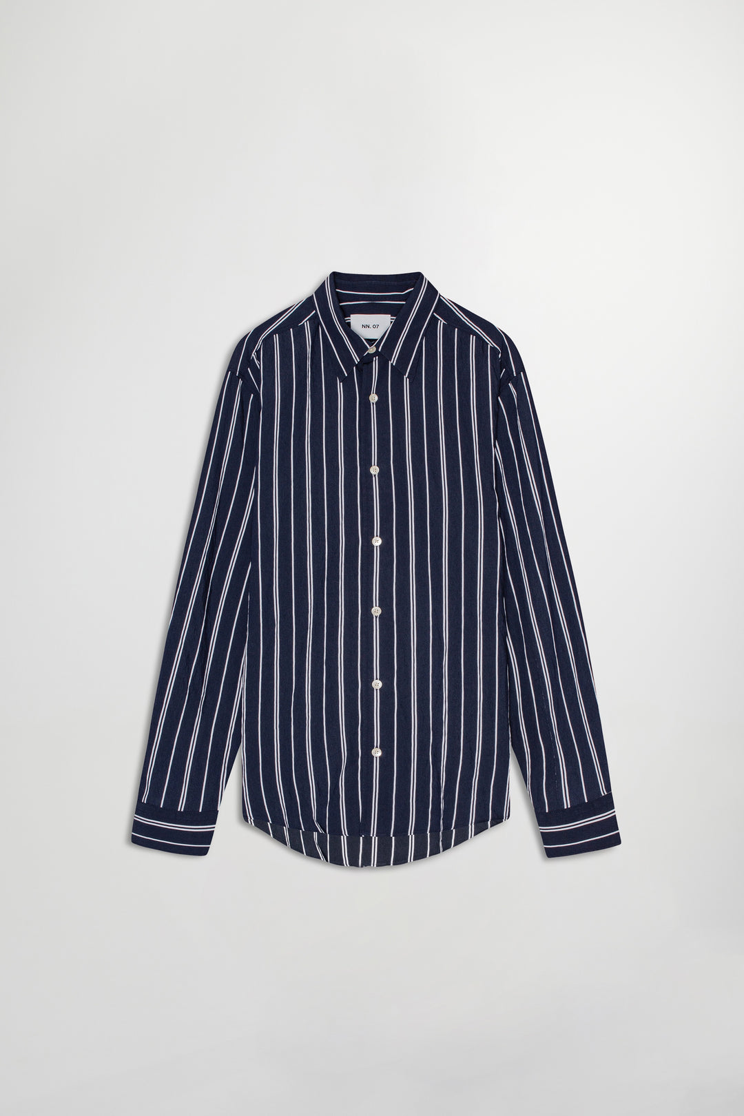 NN07 Quinsy 5330 Long Sleeve Shirt in Navy Blue | Buster McGee