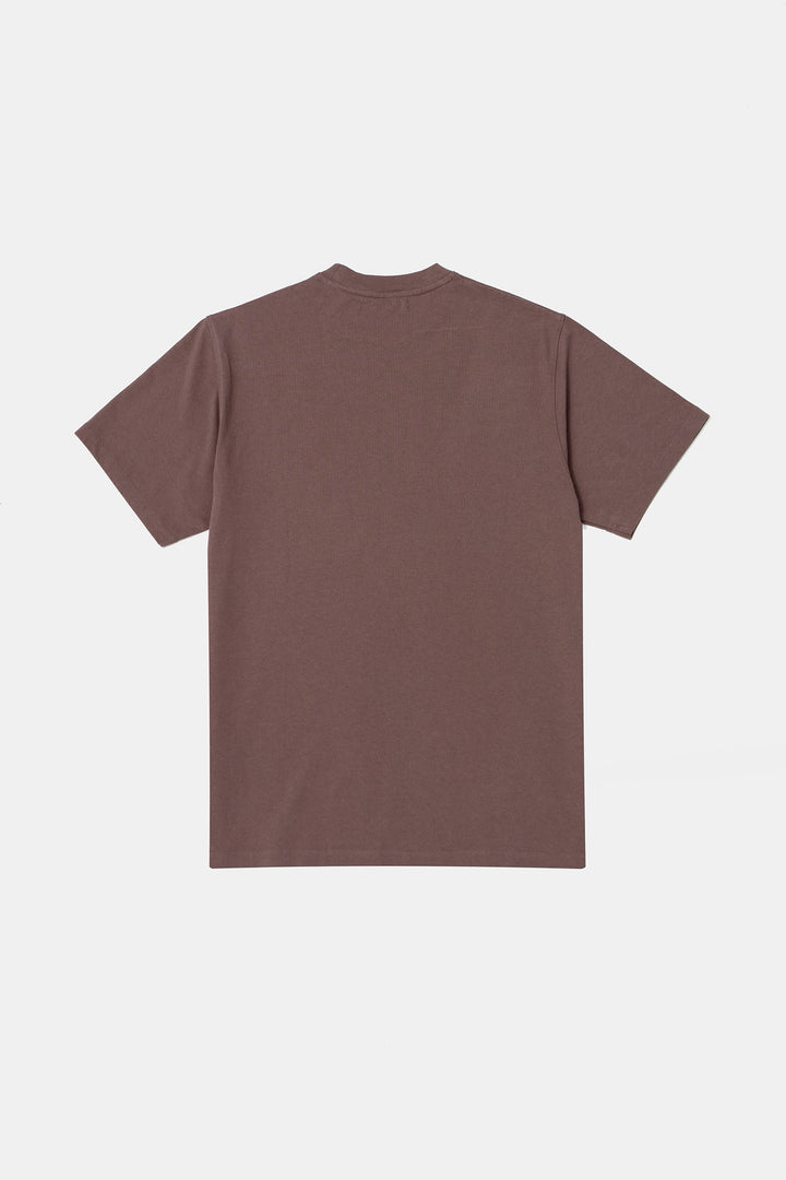 Edmmond Duck Patch Tee in Chocolate