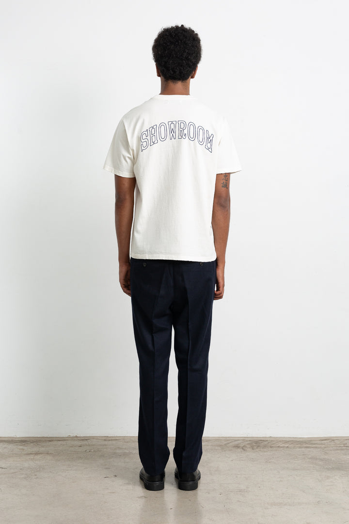 Edmmond Showroom Tee in Plain Off White