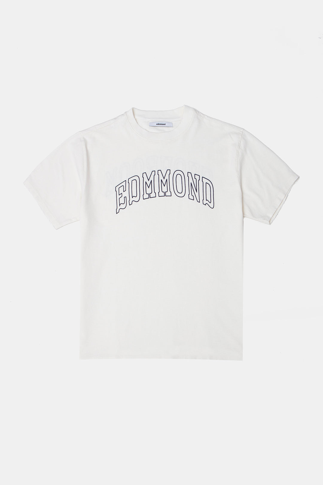 Edmmond Showroom Tee in Plain Off White