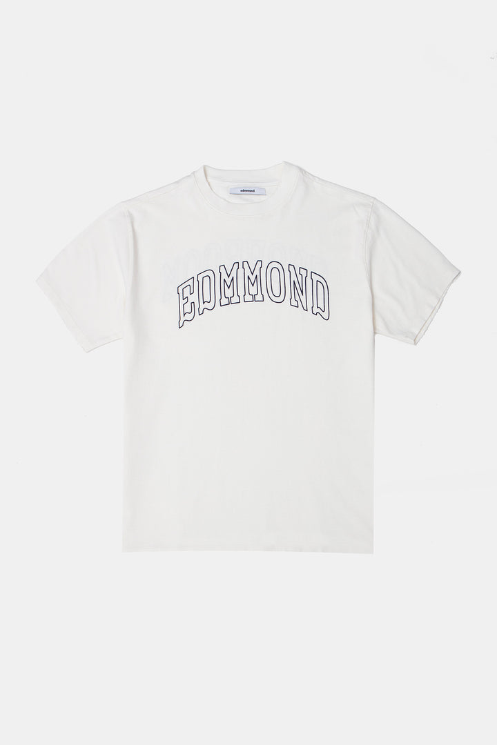 Edmmond Showroom Tee in Plain Off White