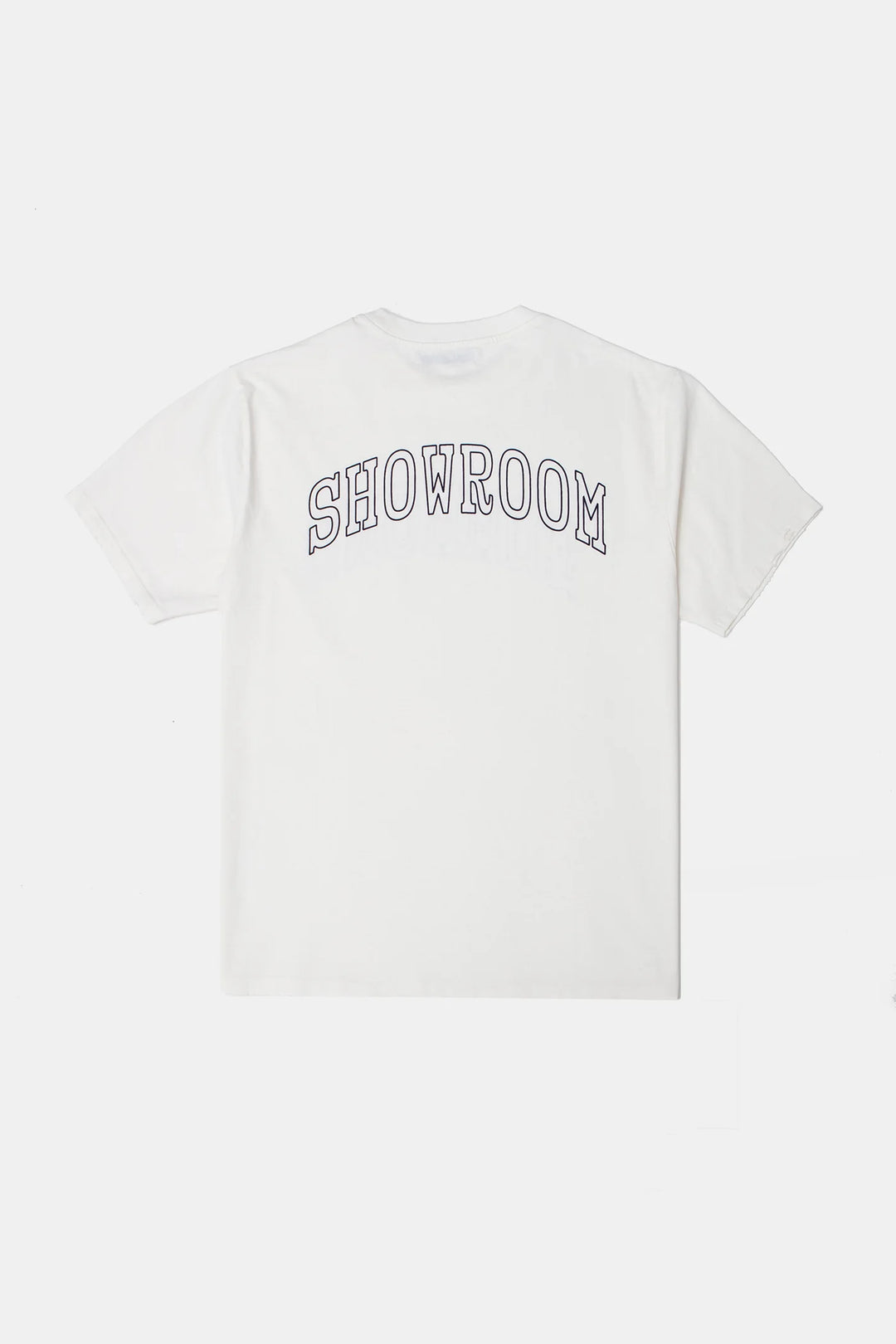 Edmmond Showroom Tee in Plain Off White