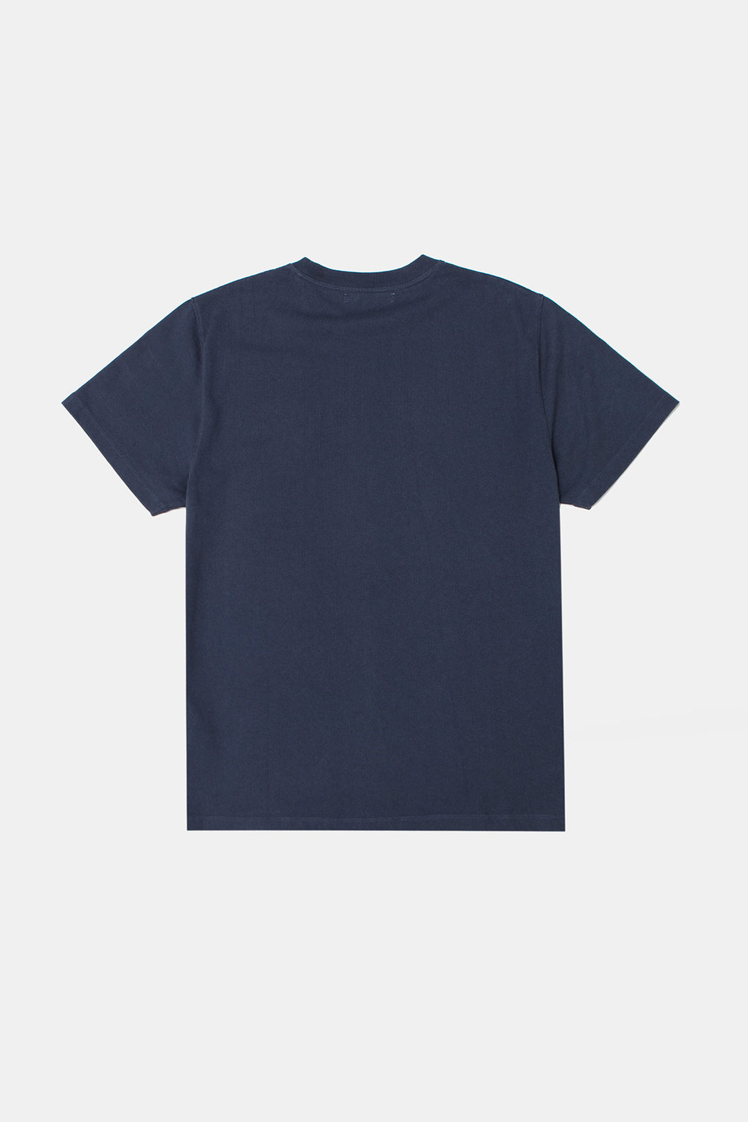 Edmmond Layers Printed Tee in Plain Navy